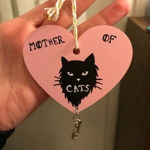 Mother of cats Christmas ornament